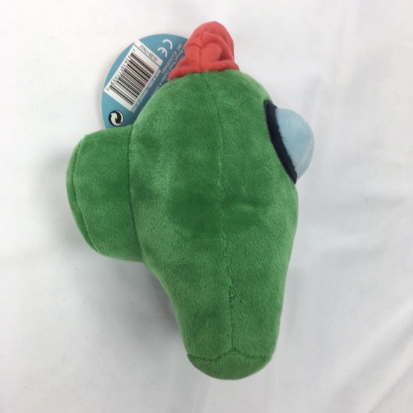 NWT Among Us Plush Green Red Beanie Hat Toikido 6” Toy - Picture 4 of 4